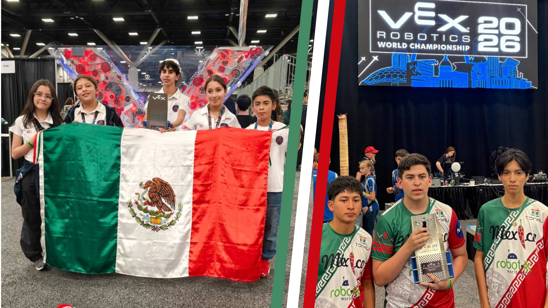 México destaca con premios en competencia mundial de robótica